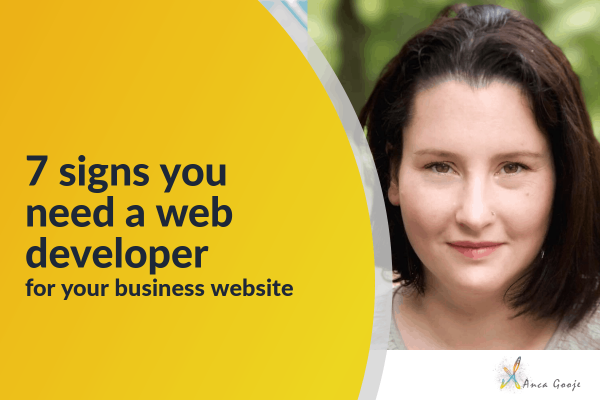 7 signs you need a web developer for your business website