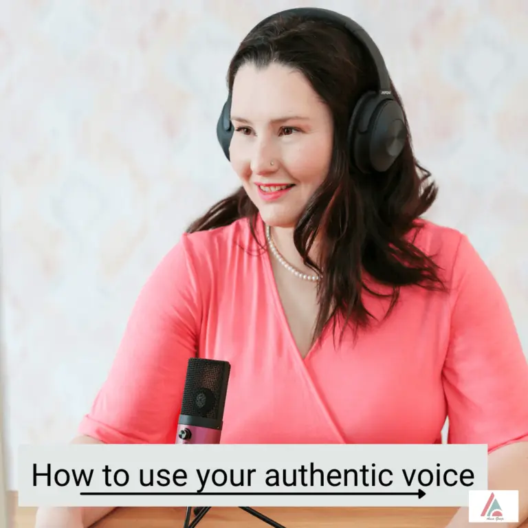 Use your authentic voice to connect with your ideal clients