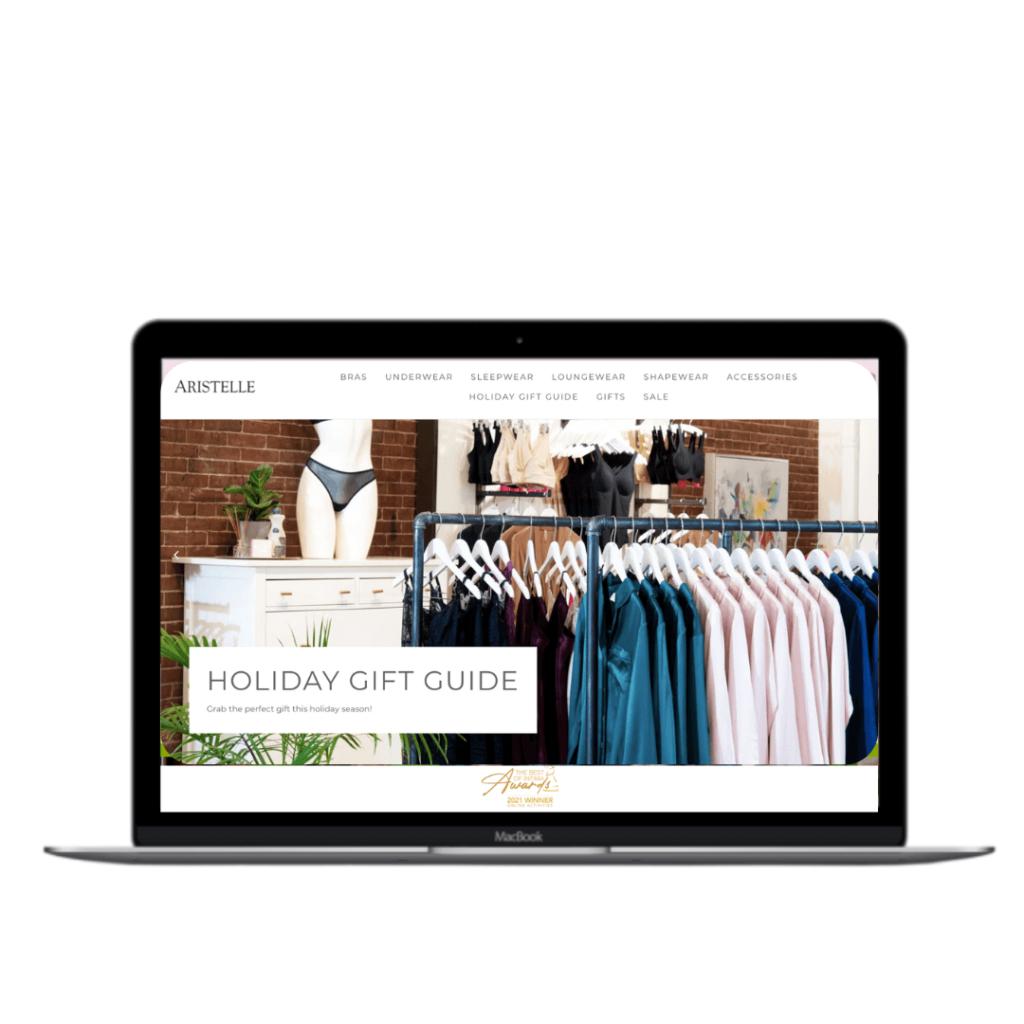 aristelle shopify redesign